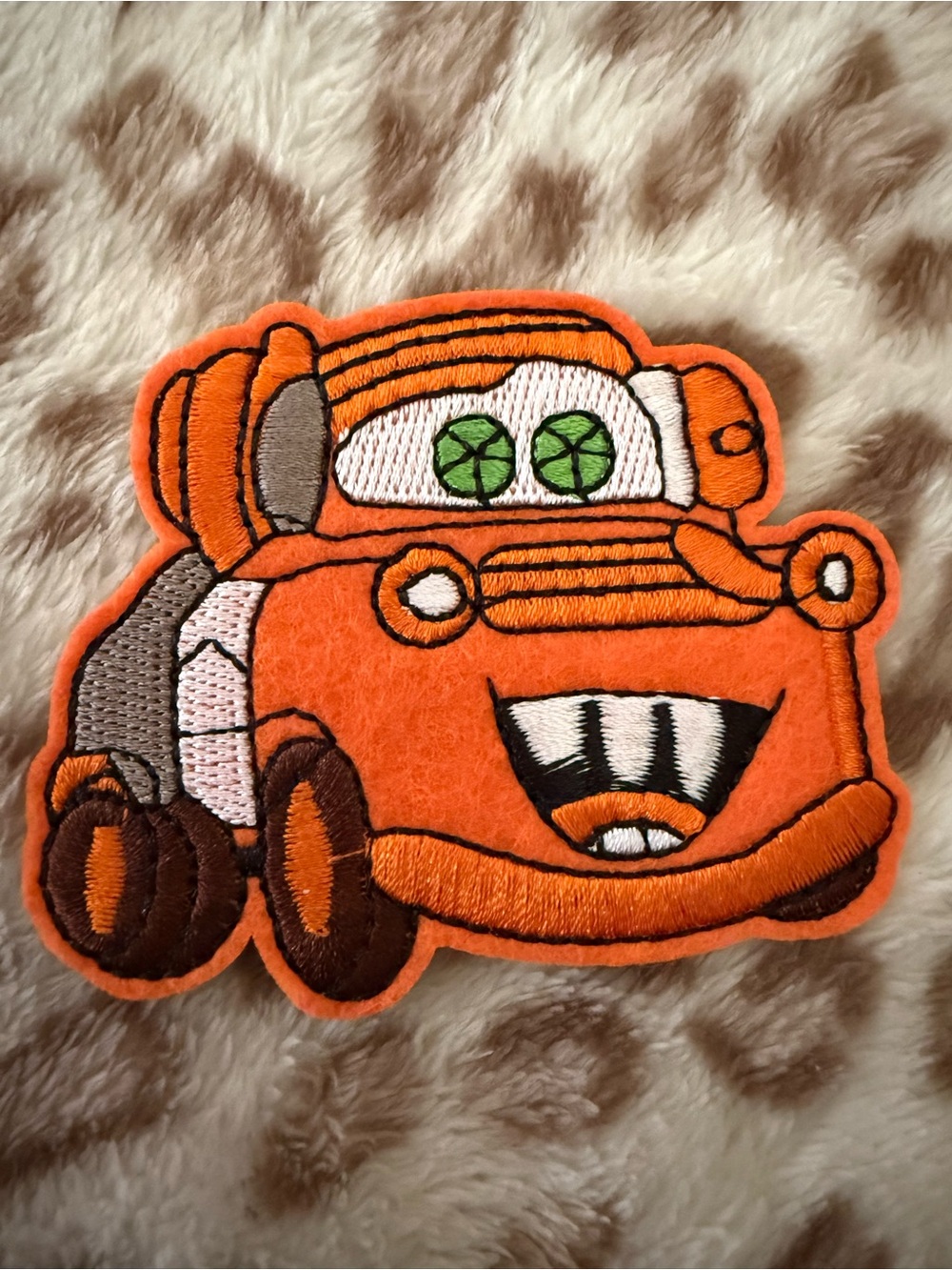 Mater from cars iron on patch
